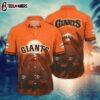 San Francisco Giants Sunset Flamingo Summer Hawaiian Shirt
