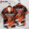 San Francisco Giants Sunset Silhouette Summer Hawaiian Shirt