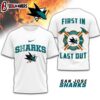 San Jose Sharks NHL Fire Dept 3D Shirt For Fans