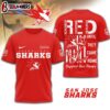 San Jose Sharks NHL Red Friday 3D Shirt