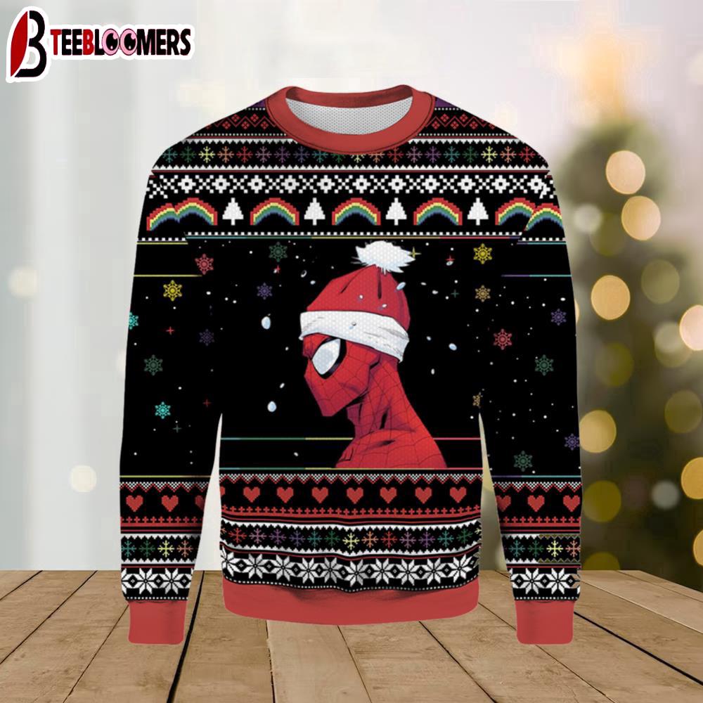 Santa Spider Man Ugly Christmas Sweater