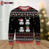 Santa Stormtrooper Reindeer Elf Lights The Mandalorian Baby Yoda Christmas Sweater