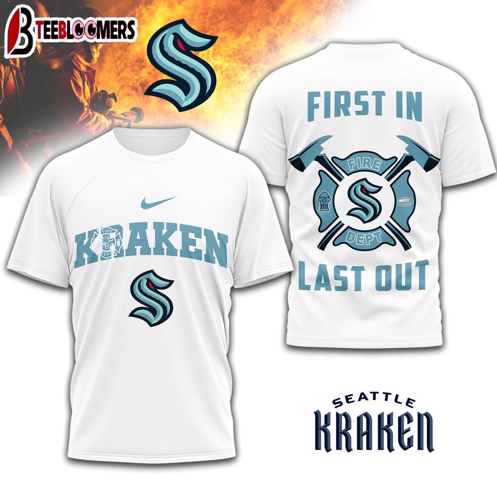 Seattle Kraken NHL Fire Dept 3D Shirt For Fans