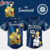 Seattle Mariners MLB x The Simpsons Baseball Jersey Shirts Gift For Fans