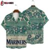 Seattle Mariners Tropical Palms Summer Hawaiian Shirt