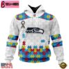 Seattle Seahawks Autism Awareness Hoodie