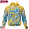 Seattle Seahawks Breast Cancer Hoodie