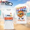 Seattle Seahawks NFL Hello Summer 3D T-Shirt