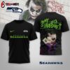 Seattle Seahawks NFL Joker Why So Serious 3D T-Shirt For Fans