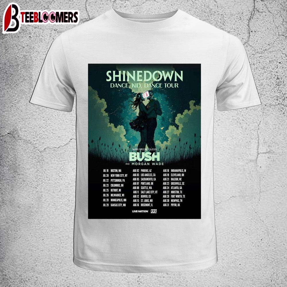 Shinedown Dance, Kid, Dance Tour 2025 Unisex T-Shirt
