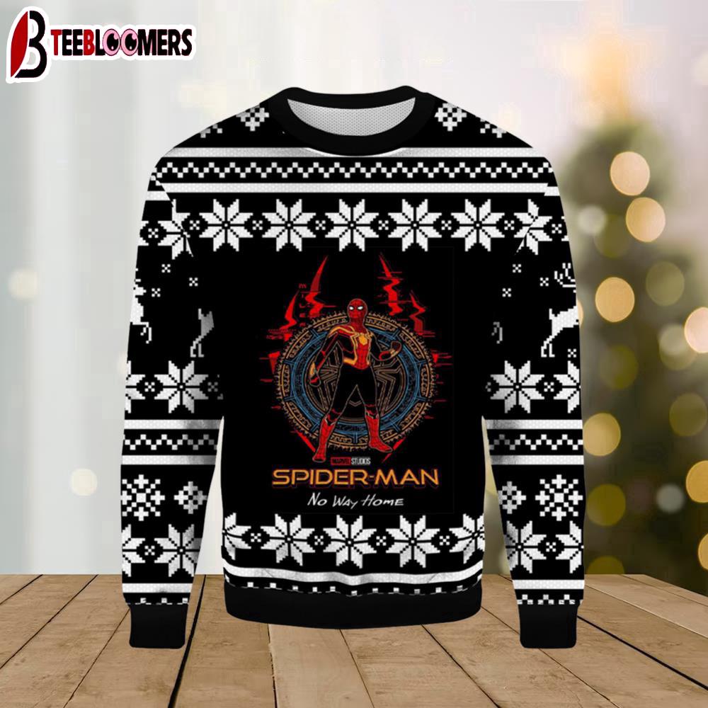 Spider Man No Way Home Ugly Christmas Sweater