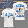 St. Louis Blues NHL Bartender All Over Print 3D Shirt