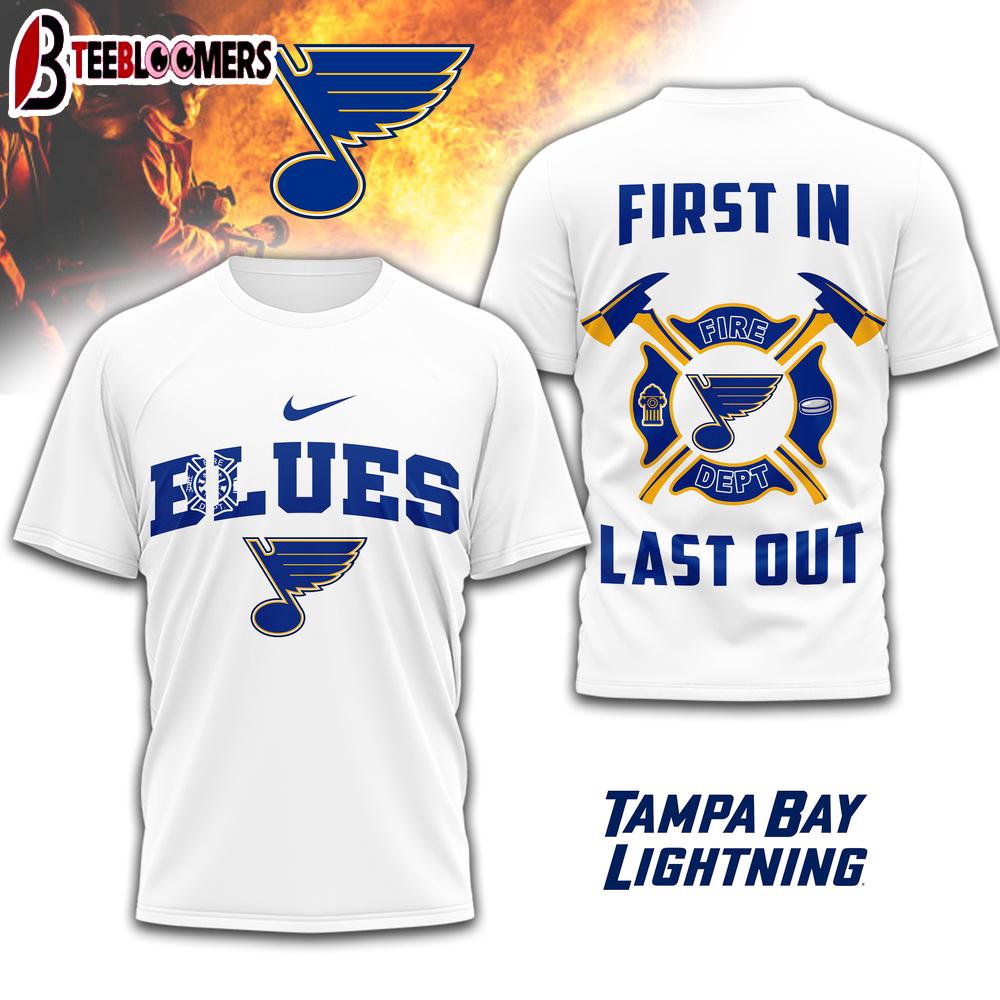 St. Louis Blues NHL Fire Dept 3D Shirt For Fans