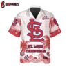 St. Louis Cardinals Ocean Waves Summer Hawaiian Shirt
