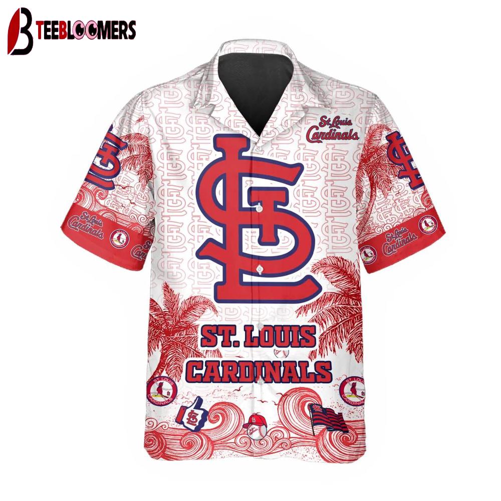 St. Louis Cardinals Ocean Waves Summer Hawaiian Shirt