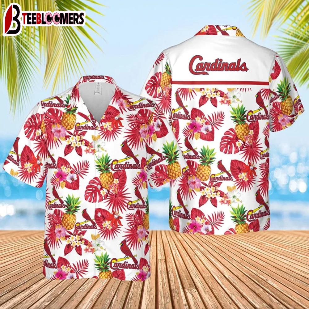 St. Louis Cardinals Pineapple Paradise Summer Hawaiian Shirt