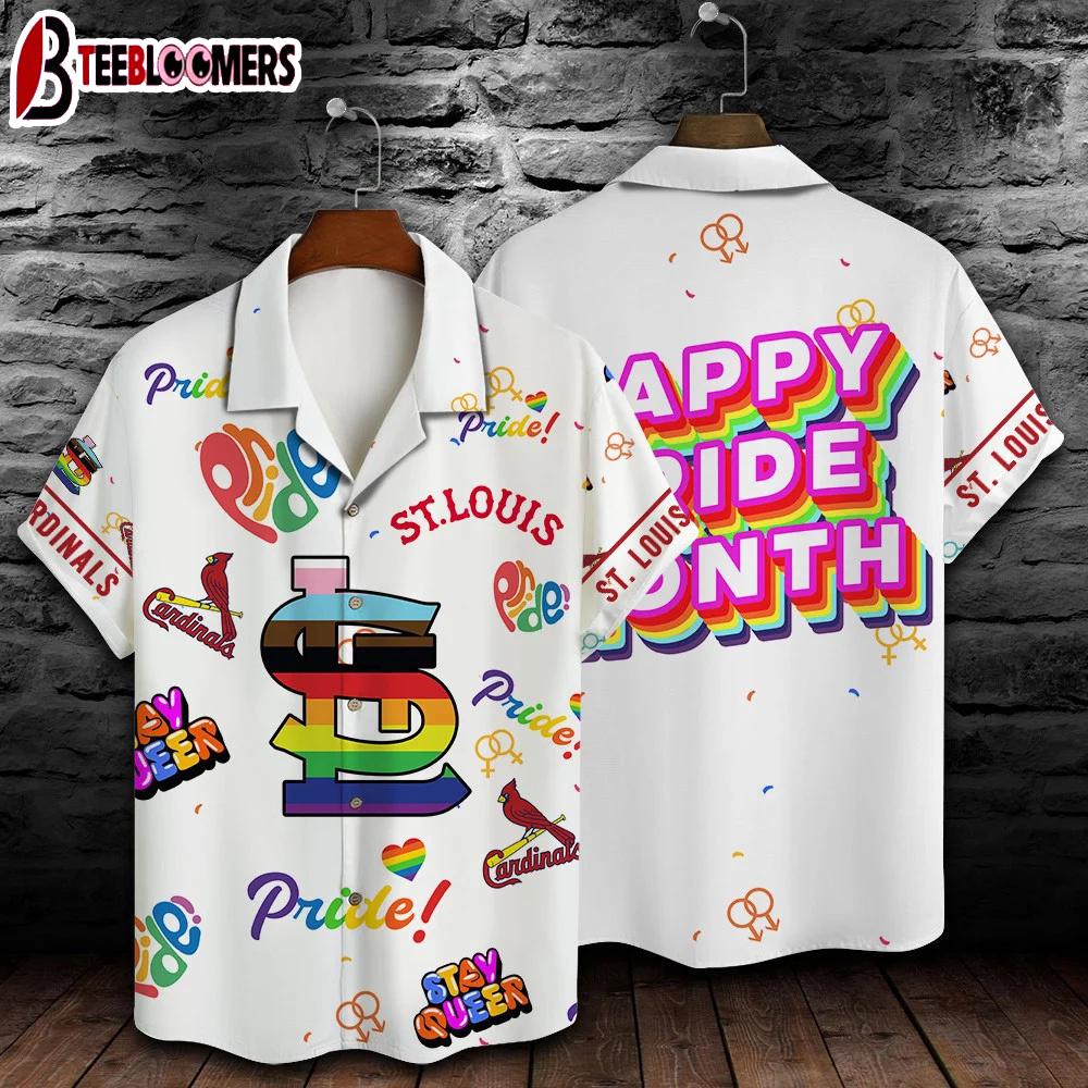 St. Louis Cardinals Pride Celebration Summer Hawaiian Shirt
