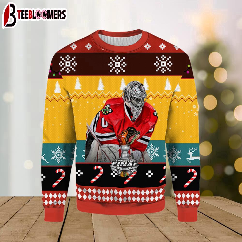 Stanley Cup Chicago Blackhawks Ugly Christmas Sweater
