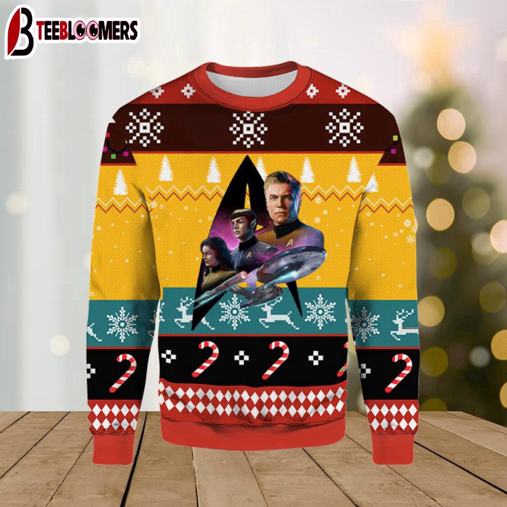 Star Trek Character Ugly Sweater