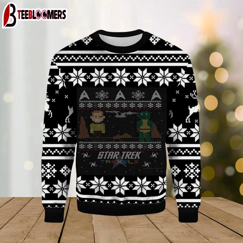 Star Trek Trexels Ugly Christmas Sweater