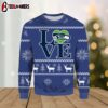 Super Bowl Love Seahawks Ugly Christmas Sweater