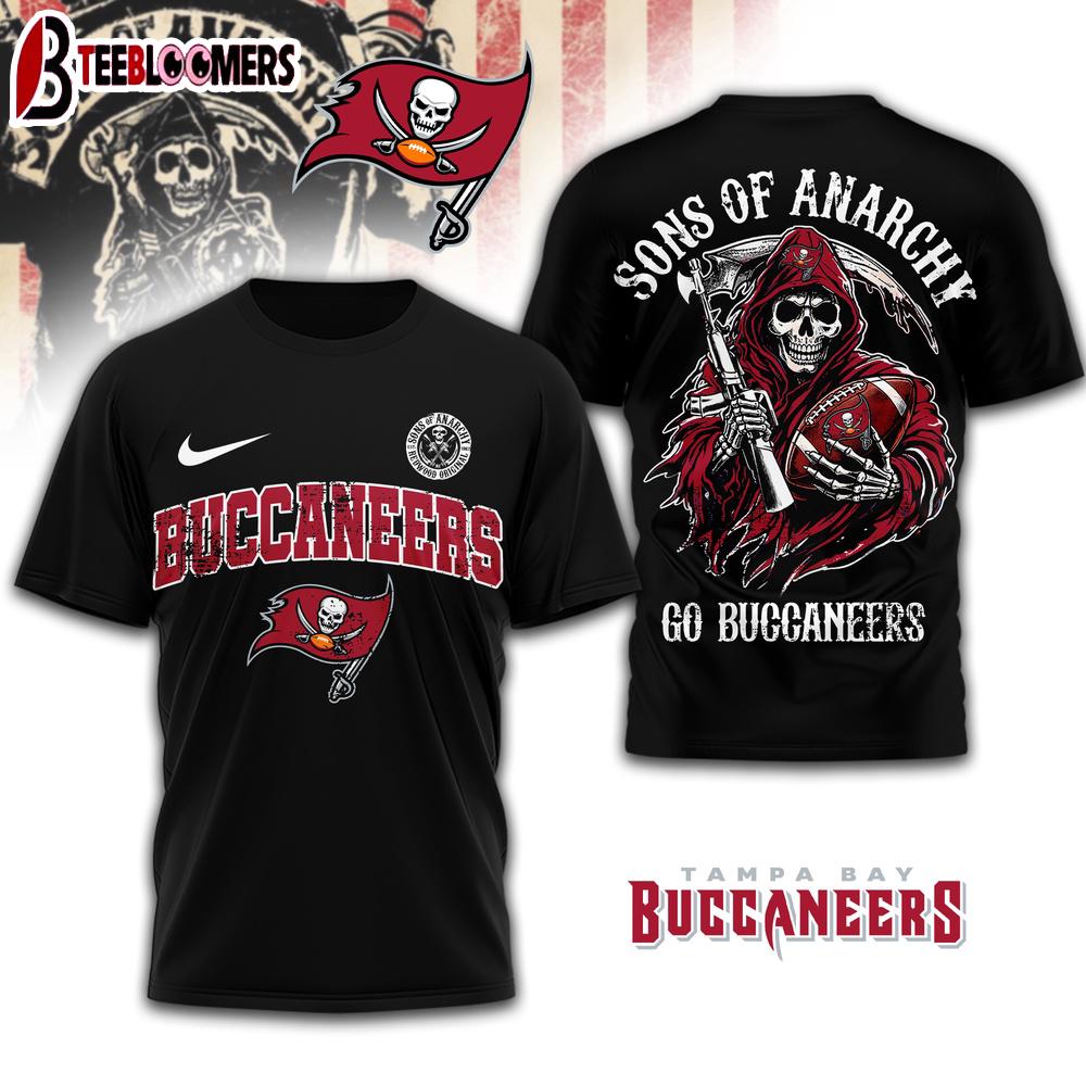 Tampa Bay Buccaneers NFL Sons of Anarchy 3D T-Shirt