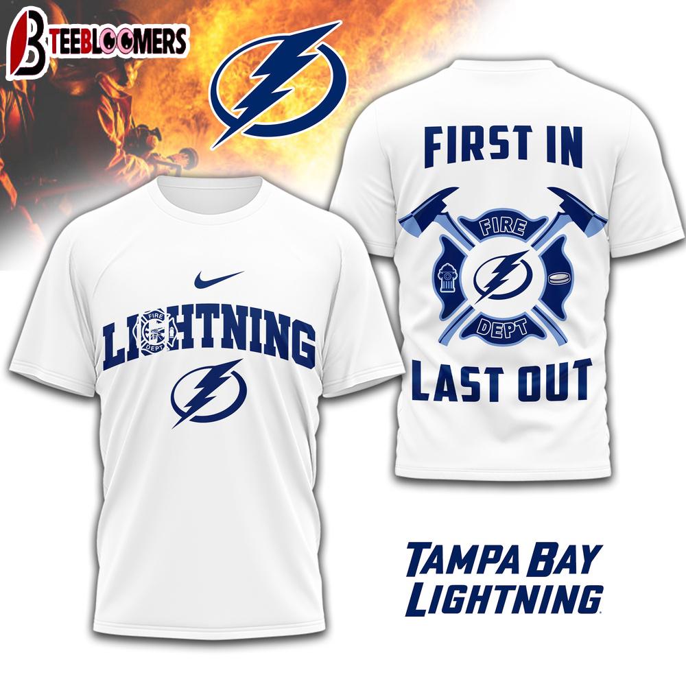 Tampa Bay Lightning NHL Fire Dept 3D Shirt For Fans
