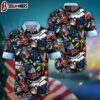 Tampa Bay Rays Americana Tiki Summer Hawaiian Shirt