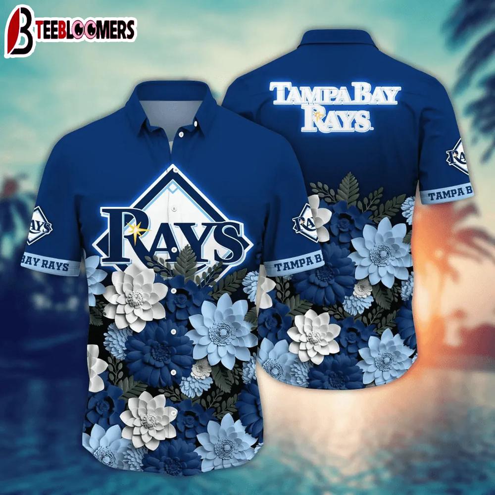 Tampa Bay Rays Blooming Elegance Summer Hawaiian Shirt