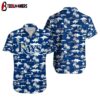 Tampa Bay Rays Blue Palm Paradise Summer Hawaiian Shirt