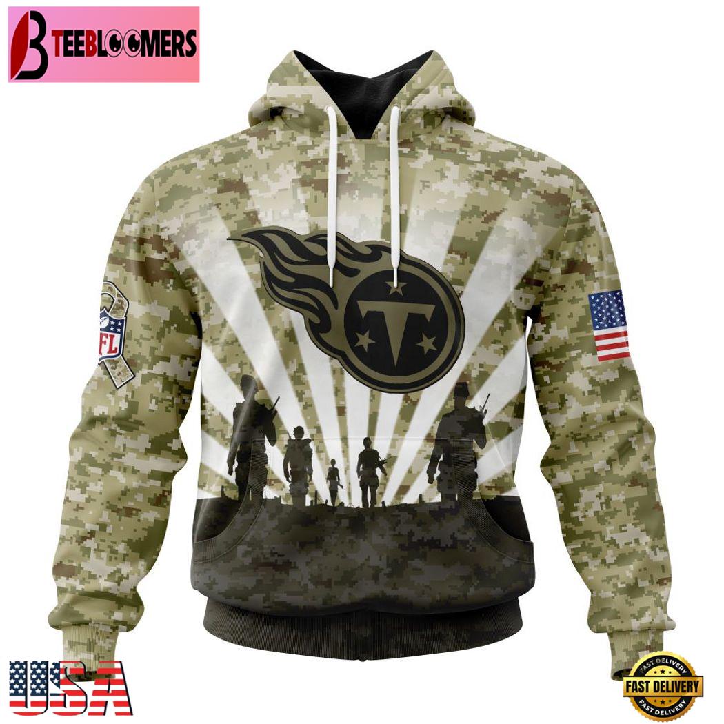 Tennessee Titans Military All Over Print Hoodie Tennessee Titans Military All Over Print Hoodie
