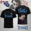 Tennessee Titans NFL Joker Why So Serious 3D T-Shirt For Fans