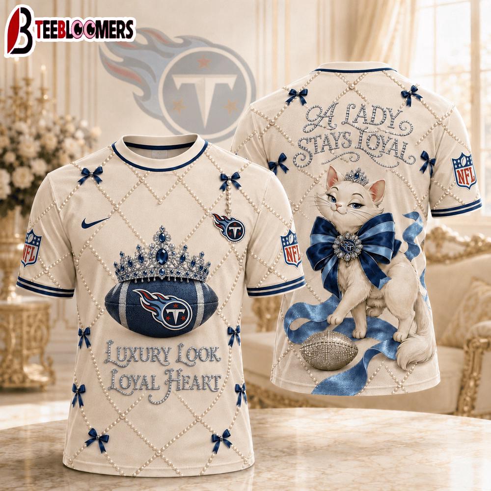 Tennessee Titans NFL Marie Luxury Game Day 3D T-Shirt
