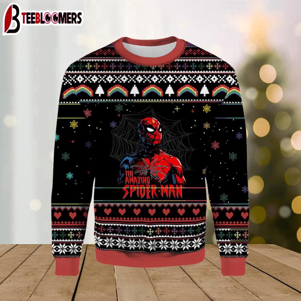 The Amazing Spider Man Ugly Christmas Sweater