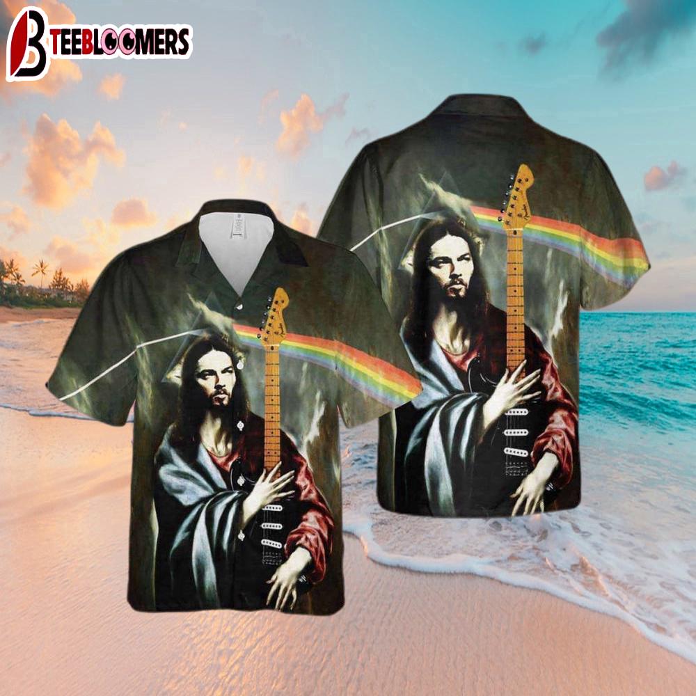 The Prophecy Of Prog David Gilmour Jesus Pink Floyd Hawaiian Shirt