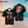 The Rolling Stones In United Kingdom's Flag Hawaiian Shirt