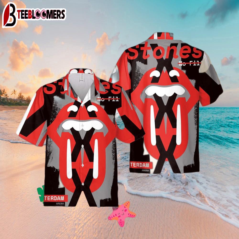 The Rolling Stones No Filter Amsterdam Hawaiian Shirt