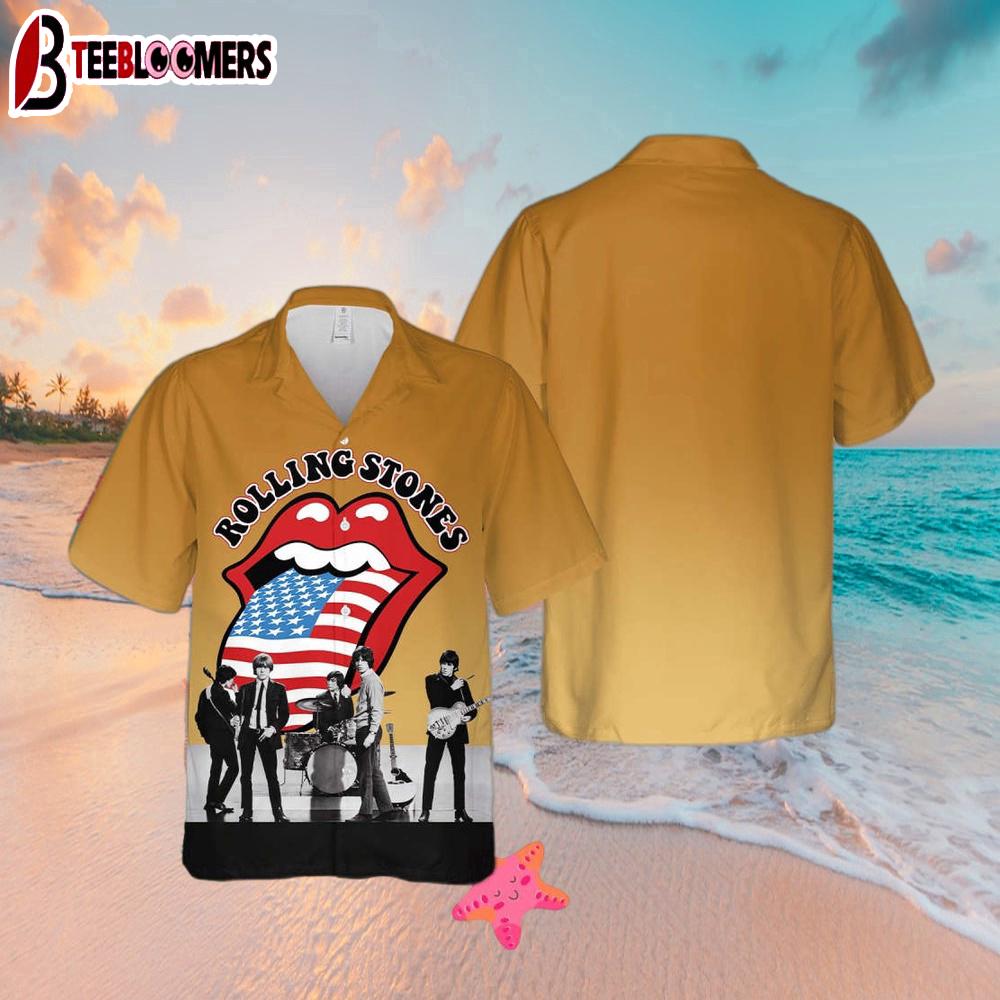 The Rolling Stones Rock Band 3D Hawaiian Shirt