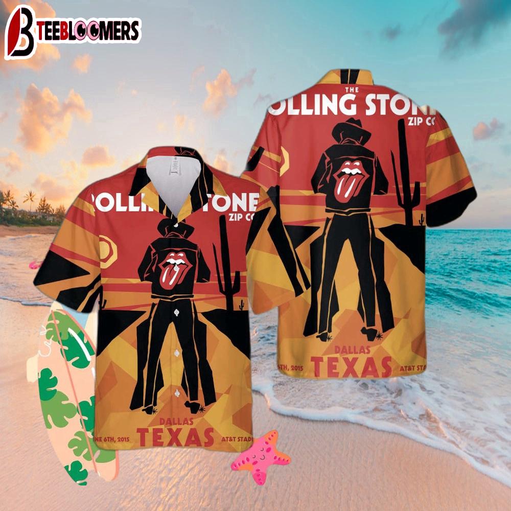 The Rolling Stones Tour Dallas Texas 2015 Hawaiian Shirt