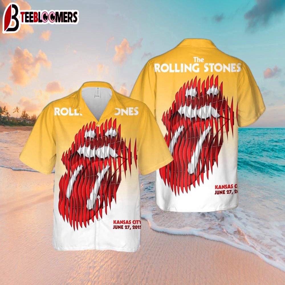 The Rolling Stones Tour Kansas City 2015 Hawaiian Shirt