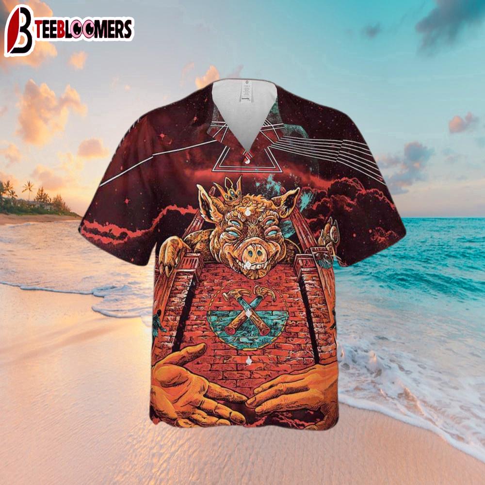 US x Them American Tour Pink Floyd Hawaiian Shirt
