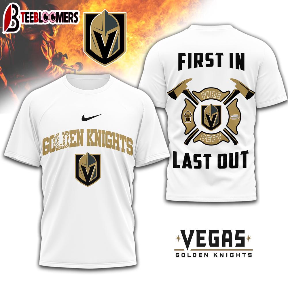Vegas Golden Knights NHL Fire Dept 3D Shirt For Fans