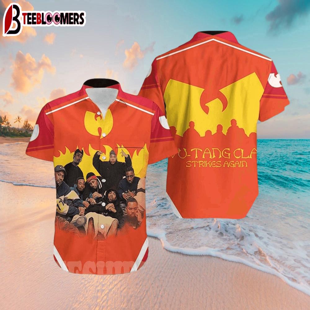 Vintage Wu-Tang Clan Strikes Again Summer Wu-Tang Clan Hawaiian Shirt