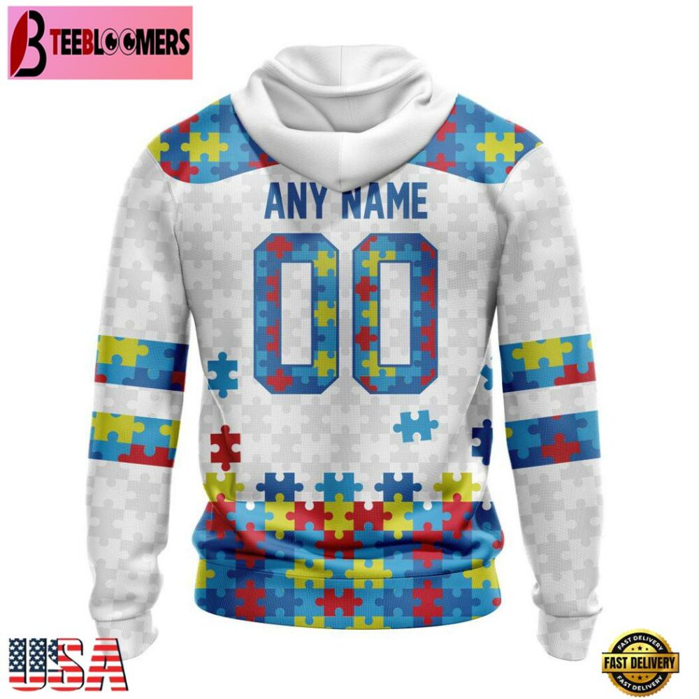 Washington Commanders Autism Awareness Hoodie