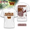Washington Commanders NFL Arborist 3D Shirt For Fans