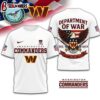Washington Commanders NFL Department Of War 3D T-Shirt