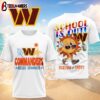 Washington Commanders NFL Hello Summer 3D T-Shirt