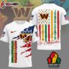 Washington Commanders NFL Juneteenth Freedom 3D T-Shirt