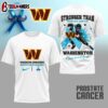 Washington Commanders NFL Prostate Cancer Awareness Month 3D Shirt