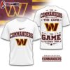 Washington Commanders NFL Rule The Field 3D T-Shirt For Fans